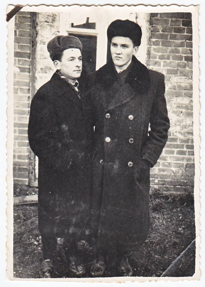 Vladas Kubilius su Povilu Paliuliu 